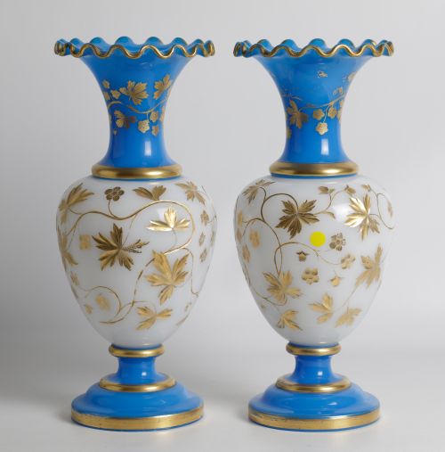 Pareja de jarrones isabelinos, S XIX