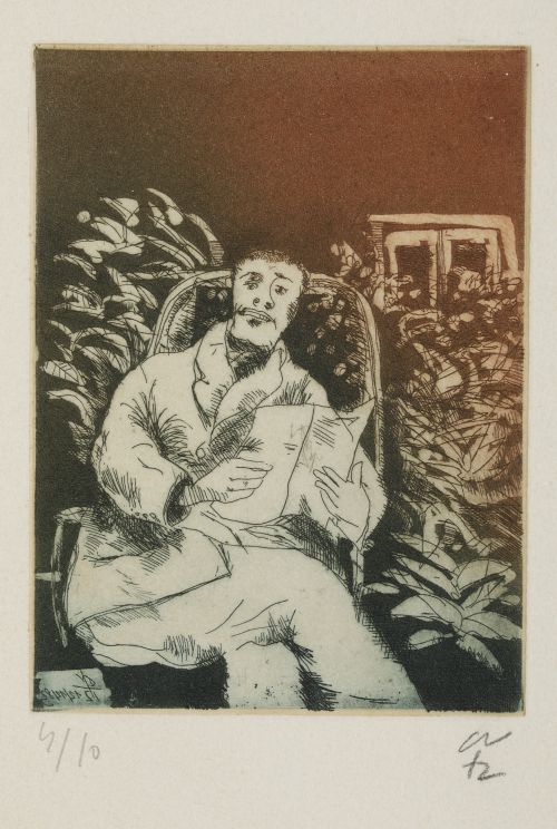 ENRIQUE ORTIZ ALONSO, "Sin título", Nueve aguafuertes sobre