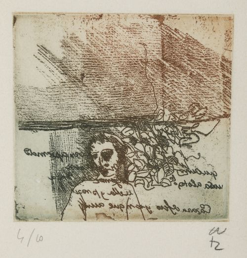 ENRIQUE ORTIZ ALONSO, "Sin título", Nueve aguafuertes sobre
