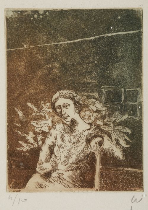 ENRIQUE ORTIZ ALONSO, "Sin título", Nueve aguafuertes sobre
