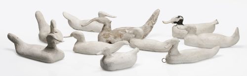 Diez patos decorativos, S.XX