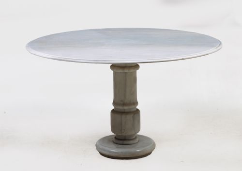 Mesa de centro de mármol blanco, S. XX