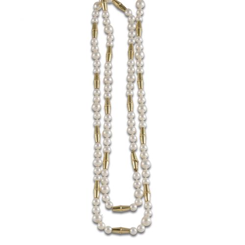 COLLAR ORO Y PERLAS CULTIVADAS