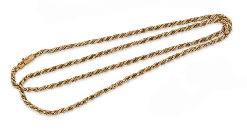 COLLAR DE ORO BICOLOR