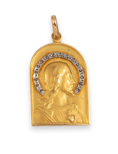 MEDALLA DE ORO Y DIAMANTES