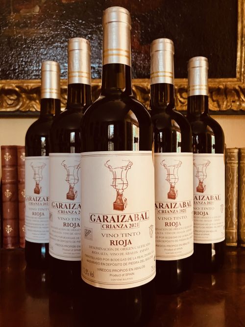 1 caja de 6 botellas de Garaizabal Crianza 2021. Vino de au