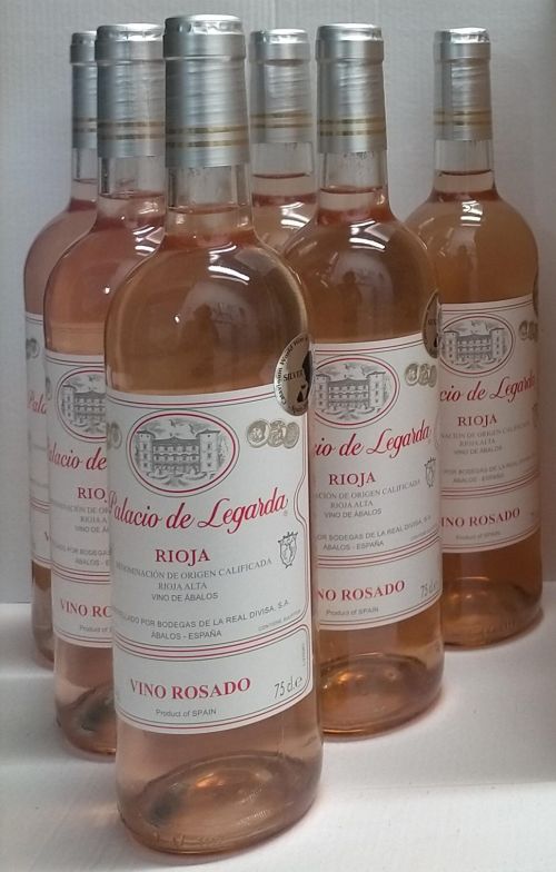 Caja de 6 botellas de 0,75 l de Palacio de Legarda Rosado B
