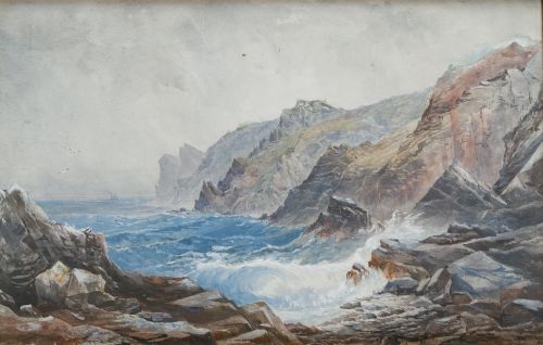 RICARDO VERDUGO LANDI, "Paisajes costeros con acantilados",