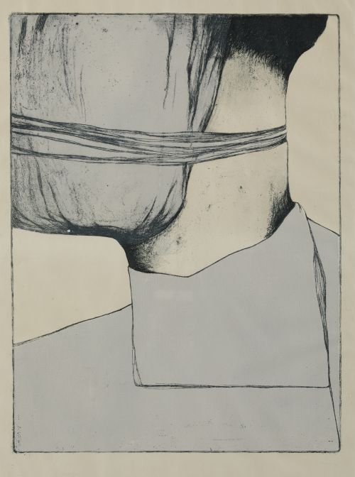 MANUEL PARRALO , "A (I)", Aguafuerte sobre papel