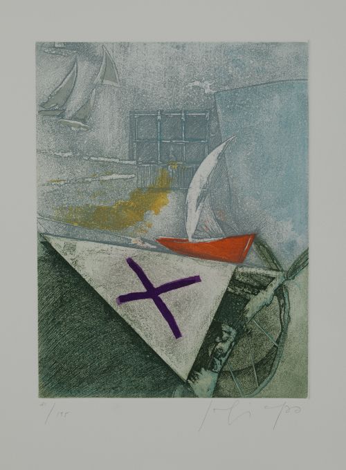 JOAQUIN CAPA, "El Mar", Doce aguafuertes sobre papel