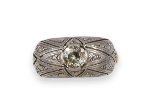 SORTIJA ART DECO CON DIAMANTE