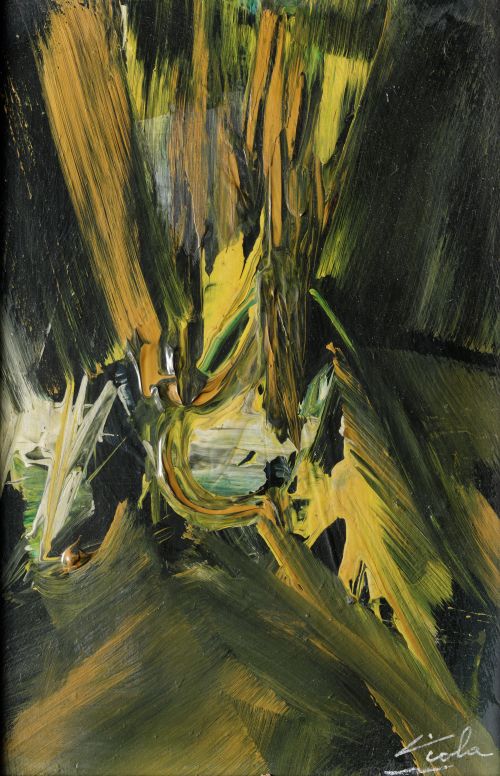 MANUEL  VIOLA, "Sin título", Óleo sobre tablex