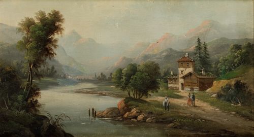ESCUELA SUIZA, SWISS SCHOOL (19th-20th centuries)“Walk al