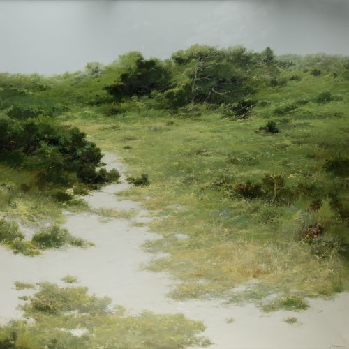 JOSÉ BARBETA, "Paisaje", Óleo sobre lienzo