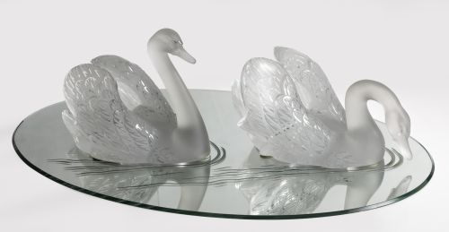 Centro de mesa, manufactura Lalique, Francia, S.XX