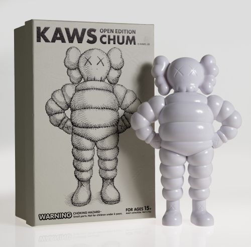 BRIAN DONELLY "KAWS", "CHUM (blanco)", 2022, Escultura de v