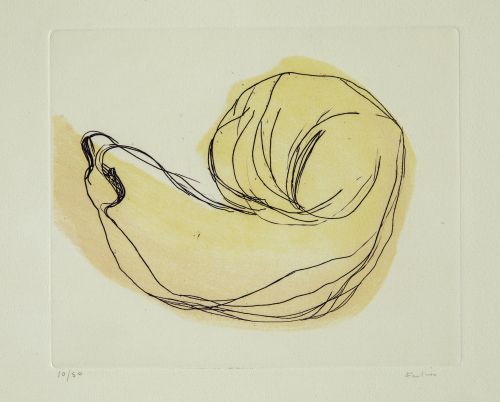 JEAN FAUTRIER, "Sin título", Grabado al aguafuerte y aguati