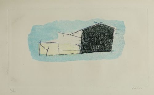 JEAN FAUTRIER, "Sin título", Grabado al aguafuerte y aguati