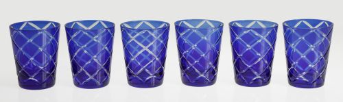 Lote de seis vasos
