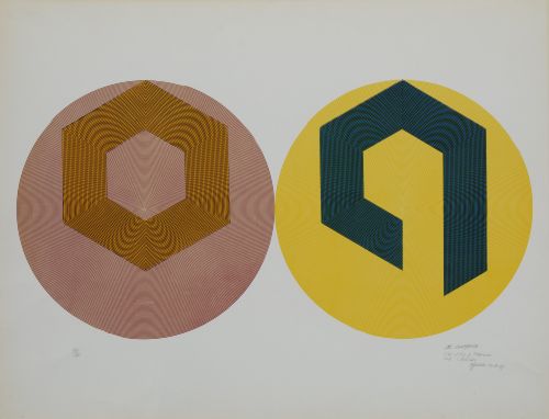 VARIOS AUTORES, "Sin título", Tres serigrafías sobre papel