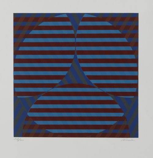 VARIOS AUTORES, "Sin título", Tres serigrafías sobre papel