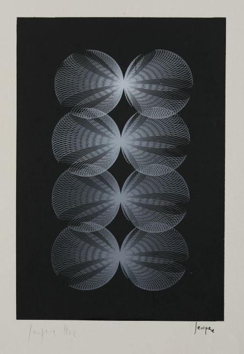 EUSEBIO SEMPERE, "Sin título", 1972, Serigrafía sobre papel