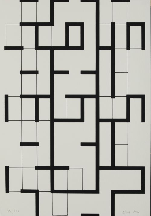 ELENA ASINS , "Sin título", Dos litografías sobre papel