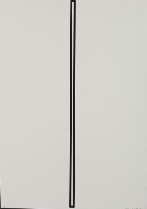 JUAN ALCOLEA, "Blanco y negro", 1991, Dos serigrafías sobre