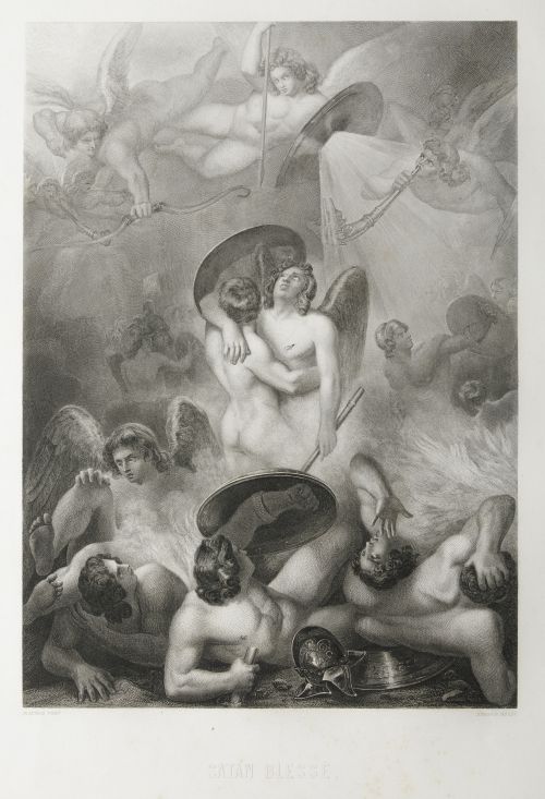 JEAN BEIN, "El paraíso perdido", Diez grabados sobre papel