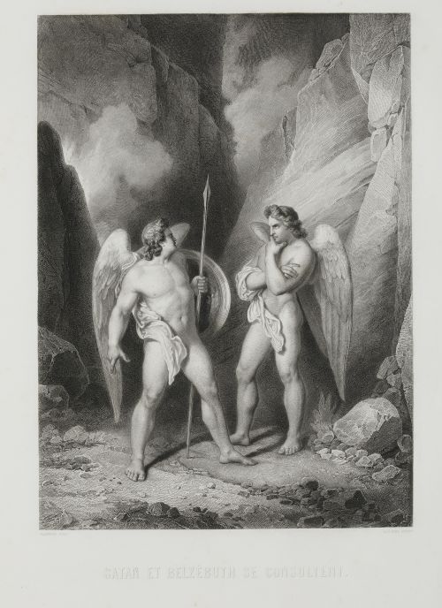 JEAN BEIN, "El paraíso perdido", Diez grabados sobre papel