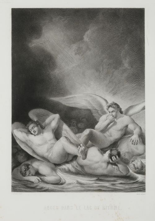 JEAN BEIN, "El paraíso perdido", Diez grabados sobre papel
