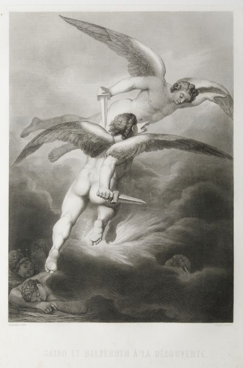 JEAN BEIN, "El paraíso perdido", Diez grabados sobre papel