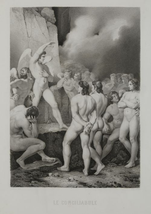 JEAN BEIN, "El paraíso perdido", Diez grabados sobre papel