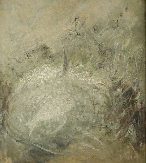 PANCHO COSSÍO , "Sin título", Óleo sobre lienzo