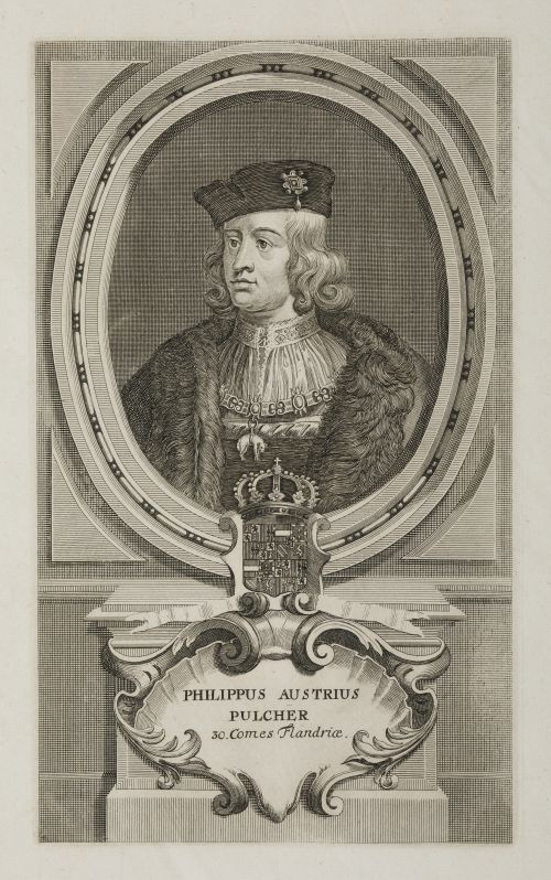 ANTOON SANDERUS, "Retratos de los Austrias soberanos de Fla