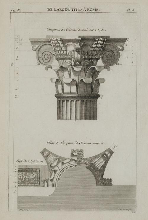 ANTOINE BABUTY DESGODETZ, "Arquitecturas de edificios antig