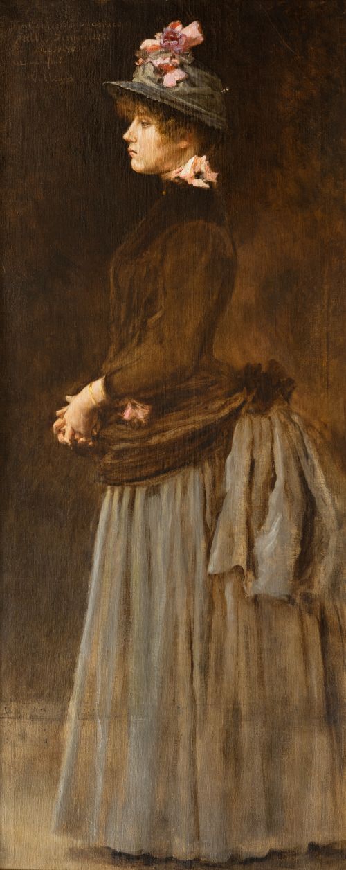 JOSÉ VILLEGAS CORDERO, "Retrato de Emma Simonetti", c. 1884
