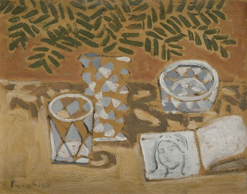 PACO FIOL, "Naturaleza muerta", Óleo sobre tabla