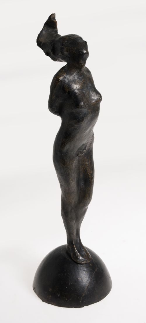 ANTONIO DE ANDRÉS GAYÓN, "Figura femenina", Bronce patinado