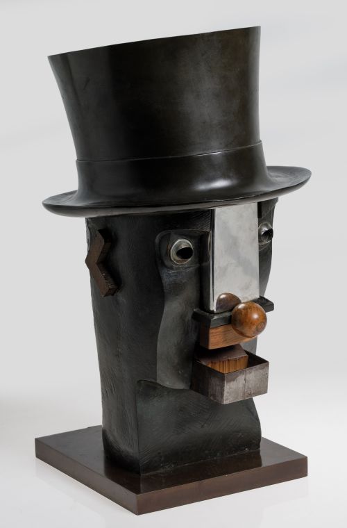 EDUARDO  ARROYO, "Ramoneur I", 1982, Escultura de bronce, m