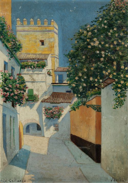 FELIPE GIL GALLANGO Seville (1868) / (1938) "Seville Street