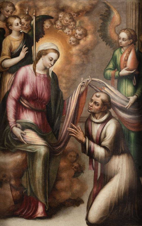 ESCUELA VALENCIANA , Imposición de la casulla a San Ildefon