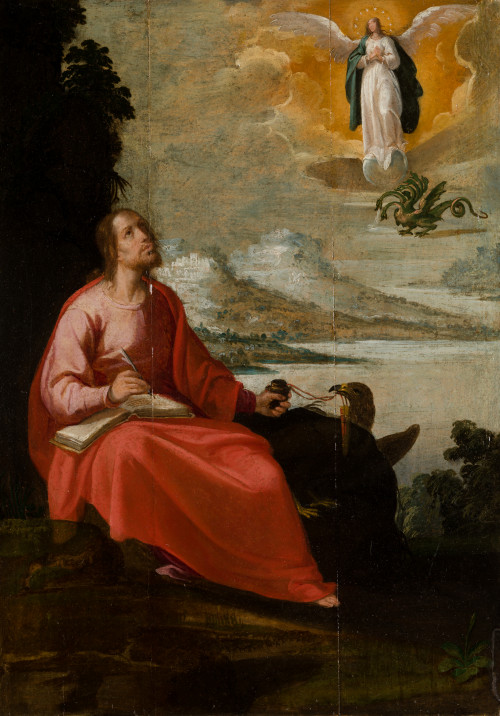 FRANCISCO VARELA ca. 1580/1592 - 1645, "San Juan en la Isla