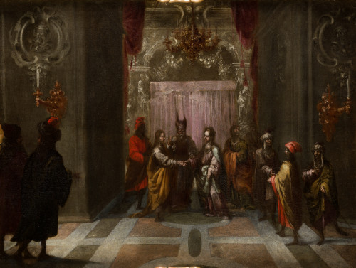 LUCAS VALDES, "Los Desposorios de la Virgen y San José", Ól