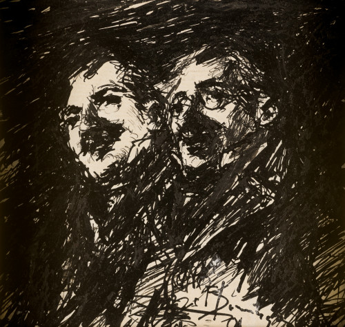 "Estudio de cabezas"