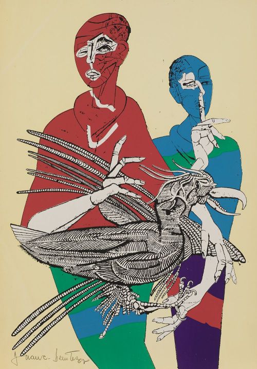 JUAN CARLOS BENÍTEZ, "Los pájaros y yo", 1967, Ocho Serigra