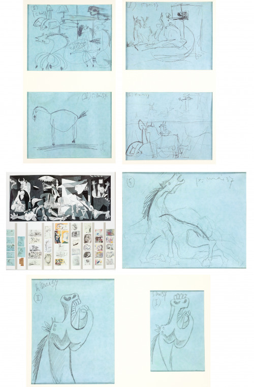 PABLO RUIZ PICASSO, "Colección de grabados: Guernica",  199