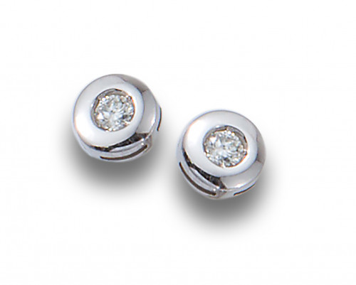 DORMILONAS CON DIAMANTE 0,30 CHATON