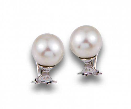 PENDIENTES BRILLANTES Y PERLAS AUSTRALIANAS