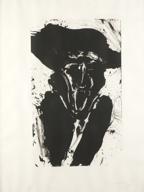 JANNIS KOUNELLIS, "Sin título", Serigrafía sobre papel